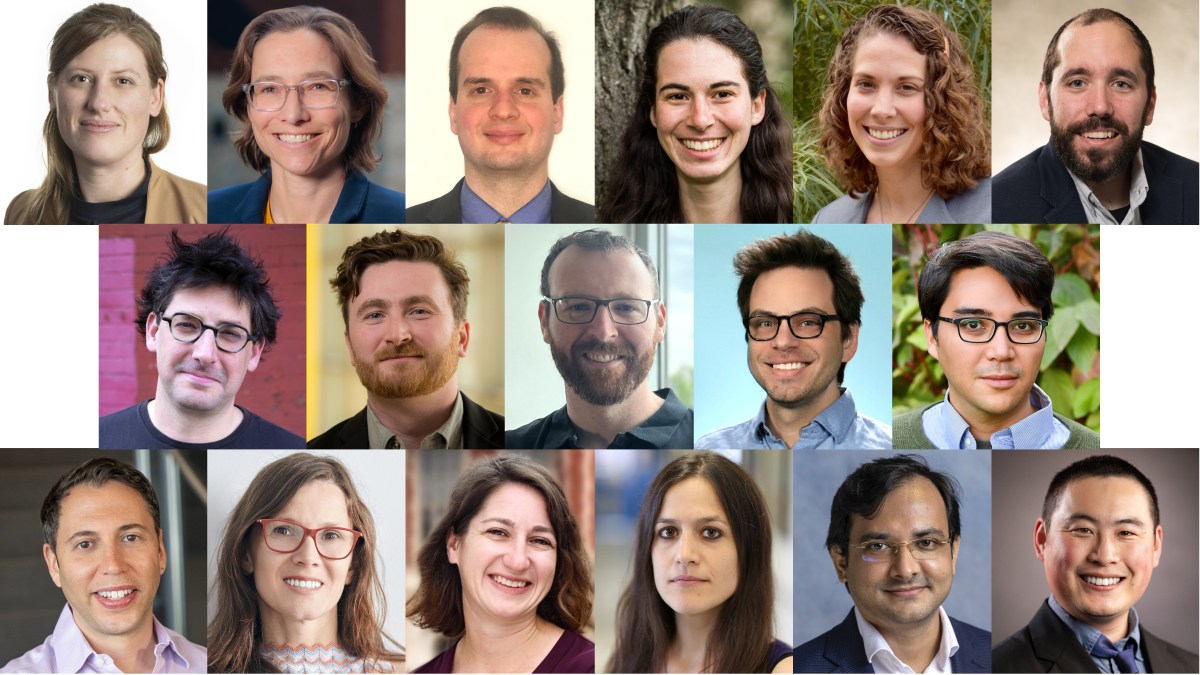 Headshots of 17 Scialog NCE awardees
